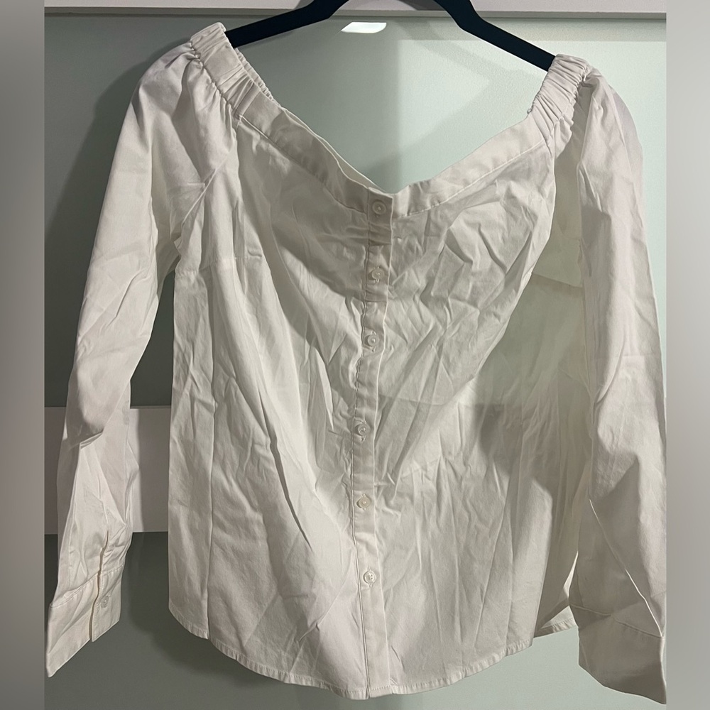 Express off the shoulder top, size small, never worn